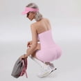 thumbnail image 4 of 2 Piece Workout Sets for Women Sports Bras Gym Sets Booty Leggings Outfits,High Waisted(Pink,M), 4 of 5