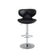 thumbnail image 4 of Juego de 2 Banco para Barra Alto Negro con Reposapié y Respaldo Giratorio Altura Ajustable HOMEMAKE FURNITURE Contemporáneo, 4 of 7