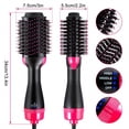 thumbnail image 2 of 3 IN 1 Hot Air Brush One Step Hair Dryer and Styler Volumizer, Blow Dryer Brush Comb Tool ,Beauty Multi-functional Salon Negative Ion Hair Straightener & Curly Hair Comb, 2 of 4