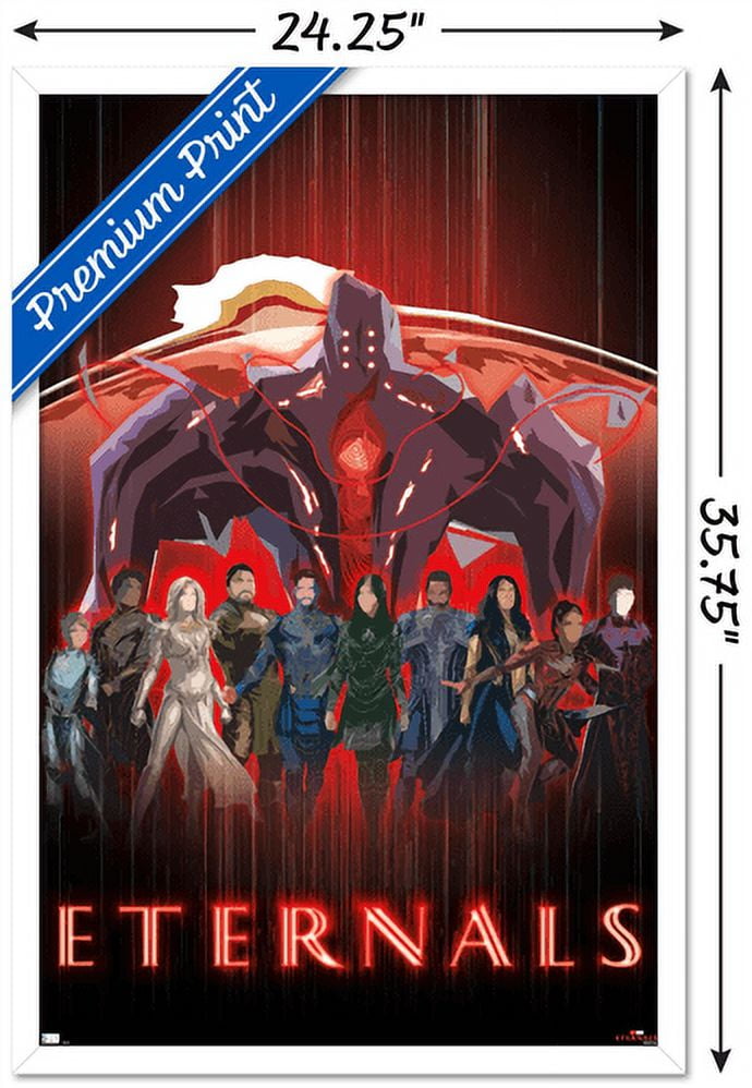 Marvel Eternals - Shadow Wall Poster, 22.375" x 34", Framed