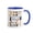 Blue, variant on Cute Cat Lover Coffee Mug - "Life is Better With Cats" 11oz Ceramic Mug, Best Cat Gifts for Cat Mom, Cat Lady, Cat Owner, Women & Girls, Adorable Kitten Print Mug Pink