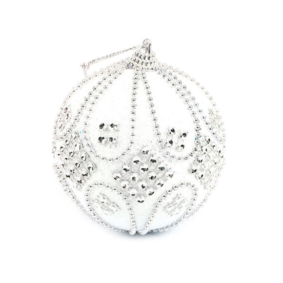 TIELUTT Christmas Glitter Baubles Xmas Tree Ornament Decoration 8CM Gourd Lamp Beads Acrylic Chandelier Stand Weight Ornament Christmas Paper Decorations