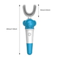 thumbnail image 3 of Cepillo de dientes eléctrico HUOGUO, cabezal de cepillo impermeable en forma de U, 3 of 3