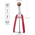 thumbnail image 2 of Small Cookie Scoop Set - Include TSP Cookie Dough Scoops Ice Cream Scoopers Stainless Steel Cookies Scoops for Baking Good Soft Grips Quick Trigger Release, 2 of 8