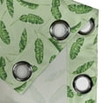 thumbnail image 4 of Ambesonne Jungle Grommet Curtain, Oceanic Climate Palms, 50" x 72", Fern and Pale Green, 4 of 6