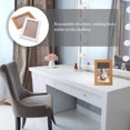 thumbnail image 3 of ORDDIART 2pcs Simple Design Picture Frame Kit Glass Display Photos Office Decor White, 3 of 4