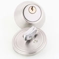 thumbnail image 2 of Dimadebolt Cylinder, Classic Combination Door Lock, Satin Nickel Double Cylinder Double Cylinder Door Lock with Keys, Thumb Turn Knob Inside, Suitable for All Kinds of Port, 2 of 2