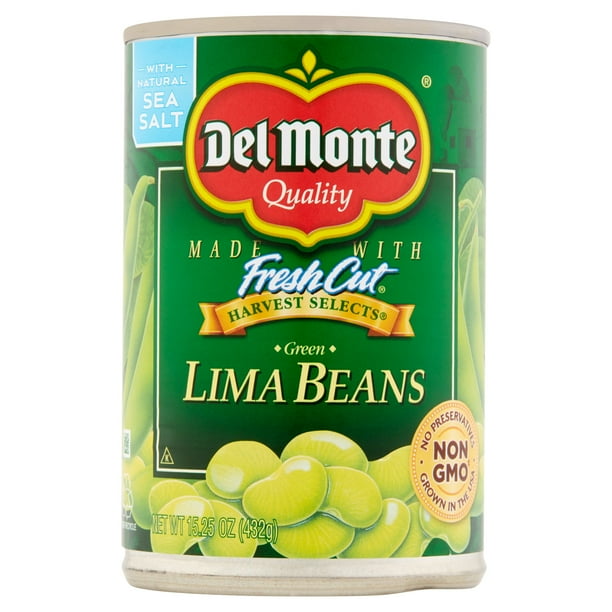 Del Monte Quality Harvest Selects Green Lima Beans, 15.25 Oz