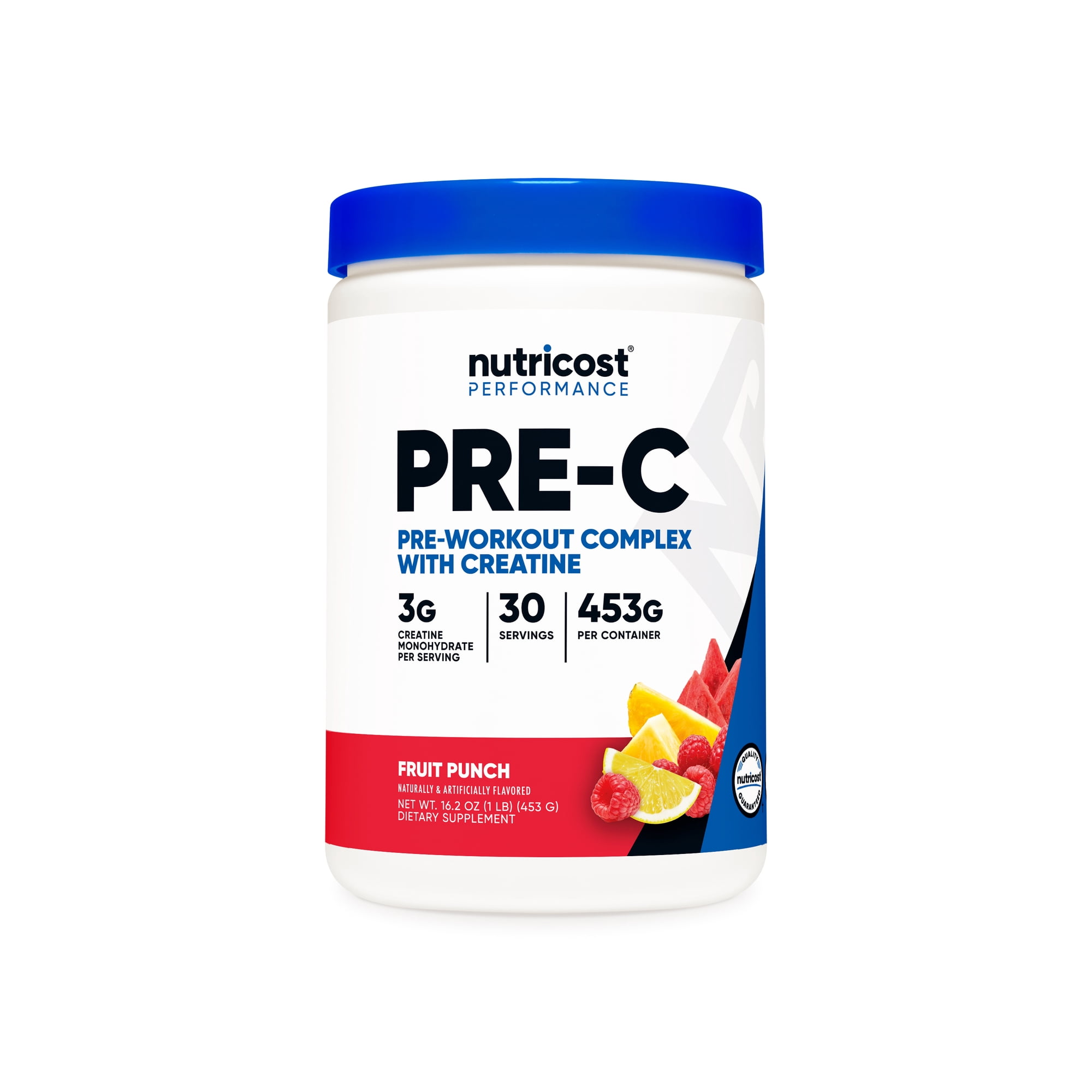 Nutricost Pre-C, Pre-Workout Complex with Creatine Powder (Fruit Punch) - Boost Fitness Routines, 450g