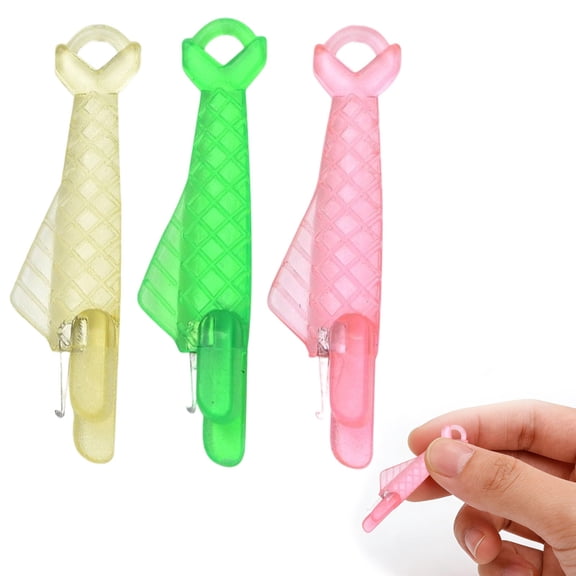 Clearance Sale Automatic Sewing Needle Threader, Quick & Easy Tool for Sewing Machines & Hand Sewing, 3 Vibrant Colors