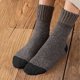 thumbnail image 1 of Calcetines de invierno para hombre y mujer, cómodos, transpirables, de punto, con cordón, de tubo medio, de algodón., 1 of 3