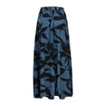 thumbnail image 1 of WILLBEST Vestidos Floreados Para Mujer Falda Informal De Mujer, Cintura Elástica, Estampada, Larga, Línea A, Falda De Verano De Alto Grado, Temperamento, Falda Plisada, Media Falda Para Mujer, 1 of 4