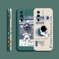 thumbnail image 5 of Case For Redmi K60E K50 K40S K40 K30 K20 10C 9 8A 8 10 Pro 4G 5G Colour Simple Liquid silicone Case Funny Astronaut Spacewalk, 5 of 5