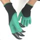 thumbnail image 3 of Guantes de jardín con garras en las yemas de los dedos rápidos: ideales para excavar, desmalezar, sembrar y pinchar, seguros para jardineros de rosas (doble garra), 3 of 5