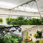 SANSI 72W Hanging Grow Light String, 6 LED Grow Light Bulbs, IP65 Waterproof Plant Grow Lamp