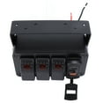 thumbnail image 1 of 3 Gang Rocker Switch Panel Water Proof Toggle Switch with PD Type C and QC3.0 USB  Voltmeter for Car Trucks Boats, 1 of 7