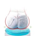 thumbnail image 3 of Cojín ortopédico con forma de donut: almohada de espuma viscoelástica para el coxis y el cóccix, color rosa, 3 of 3