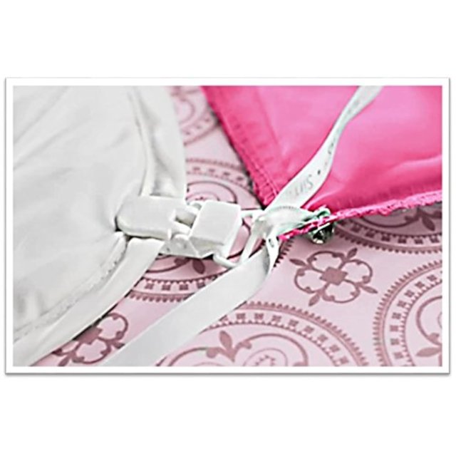 ¡Nuevo! Clips para asegurar los insertos de edredón - Sistema completo de ropa de cama Sleep Tight - Incluye clips para el inserto de edredón y bridas (12 piezas aseguran hasta 3 edredones/camas) Hech