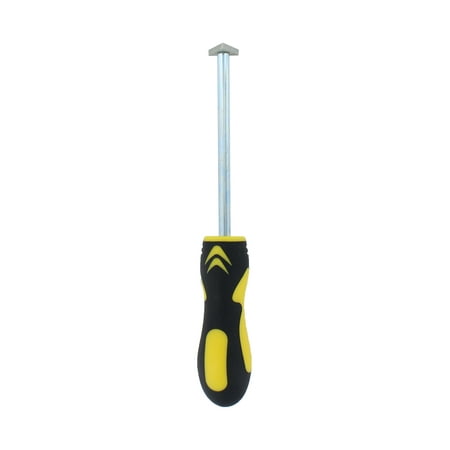 Soft Tool - ABN Carbide Tip Grout Removal Hand Tool, Soft Grip & Reversible Triangle Blade