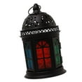 thumbnail image 4 of 1pc Iron Hanging Light Ornament Chic Style Lantern Candle Lamp (Assorted Color), 4 of 10