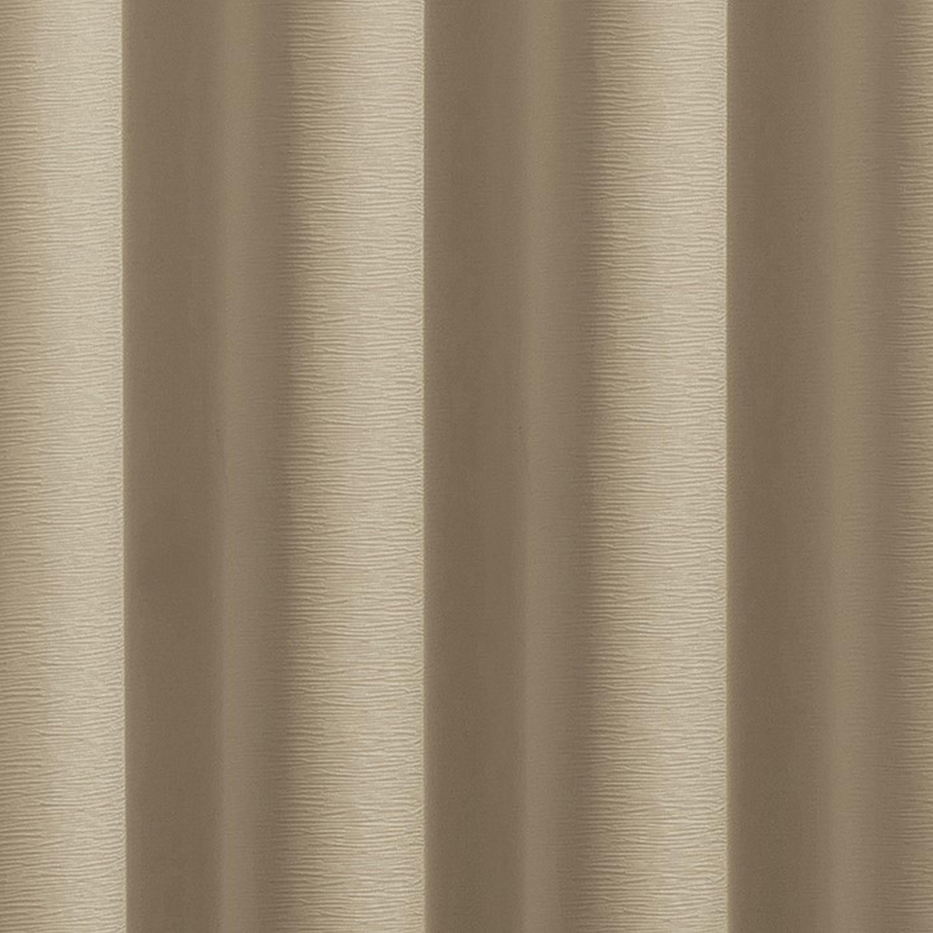 VCNY Home Agnes Taupe Solid Grommet Blackout Curtain Panel,