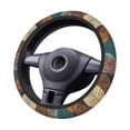 thumbnail image 2 of Fotbe Autumn Leaves Funda para Volante Universal de 15 pulgadas, Accesorios para Auto para Hombre y Mujer, Protector de Volante Cómodo para SUV y Sedán, 2 of 6