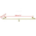 thumbnail image 5 of Gold Metal Clothing Display Stand, 71-Inch Adjustable Rack for Wedding Dresses and Boutique Merchandise, Easy to Assemble and Transport, 5 of 5