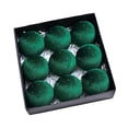 thumbnail image 1 of Billuyoard Terciopelo de plástico para una decoración exquisita, flocado, irrompible, decorativo, para bolas de adornos navideños. Kits de decoración para fiestas verde, 1 of 6