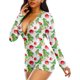 thumbnail image 3 of Mono Con Estampado De Dinosaurios Mono ajustado para mujer Mamelucos navideños elásticos Estilo sexy Casual para Año Nuevo Cgtredaw Blanco L para Mujer, 3 of 7