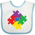 thumbnail image 3 of Inktastic Autism Awareness Month Puzzle Boys or Girls Baby Bib, 3 of 4