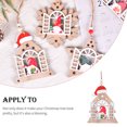 thumbnail image 4 of Bearachild Decoración de árbol de Navidad, suministros de vacaciones, colgador de puerta, juguete para chico, adornos navideños de tamaño compacto, Kits de decoración para fiestas forma de árbol Bearachild HA069469-02, 4 of 6