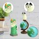 thumbnail image 4 of Raqwi Lindo Mini Gato Sosteniendo La Antorcha Estatuilla Lindo Gato De Pie En El Globo Estatuilla para La Decoración del Hogar De La Oficina Regalo Lindo Lindo del Gato para Los Amantes De Los Gatos, 4 of 5