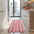 thumbnail image 4 of Red Christmas Pattern Kitchen Rug Mat,Kitchen Runner Rugs Non Skid Washable,Decorative Kitchen Floor Mats for Kitchen,Sink,Laundry,17"x47.2", 4 of 7
