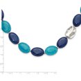 thumbnail image 4 of Sterling Silver Hematite, Jade, Lapis, Quartz W/2In Ext Necklace (Width 14) (Length 20.75) - Jbsp, 4 of 5