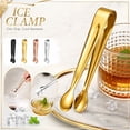 thumbnail image 2 of Small Tongs for Serving | Rose Gold Stainless Steel Mini Serving Tongs for Appetizers, Ice and Party Serving Supplies, 2 of 6