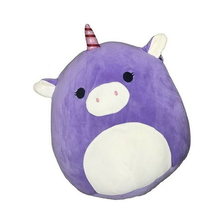 Kellytoy Squishmallow 16" Astrid The Purple Unicorn Super Soft Plush Toy Pill...