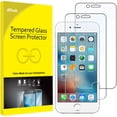 thumbnail image 1 of JETech Screen Protector for Apple iPhone 6 Plus and iPhone 6s Plus, 5.5-Inch, Tempered Glass Film, 2-Pack, 1 of 6