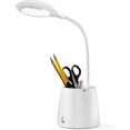 thumbnail image 1 of Led Office Lamp, Led Dimmable Led Table Lamp, Lamp Light Up With Continuous Gradation To Study, Rechargeable Usb, Pen & Telepone Door (white), 1 of 5