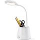 thumbnail image 1 of Led Office Lamp, Led Dimmable Led Table Lamp, Lamp Light Up With Continuous Gradation To Study, Rechargeable Usb, Pen & Telepone Door (white), 1 of 5