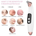 thumbnail image 4 of Blackhead Remover Vacuum Pore Cleaner with Camera - Acne Extractor Tool Exfoliating Machine Removal Beauty Device with 3 Adjustable Suction Power and 5 Replacement Probes USB Rechargeable, 4 of 7