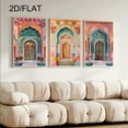 thumbnail image 2 of 2D Flat, 2D/FLAT India Illustration Jaipur Print Set of 3, Jaipur Posters, India Travel Posters, Indian Architectural Features Landscape Wall Art Decoration, India Painting India Gift Travel Gallery, 2 of 4