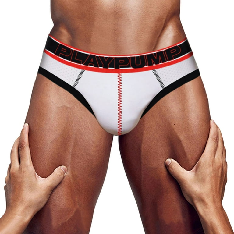 adviicd Underwear For Men Pack Men Boxer Briefs Comfortable Briefs And  Breathable Cotton Mens Men's underwear White XL