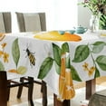 thumbnail image 5 of Yayeee Tablecloths 54" x 54" Rectangle Wrinkle Resistant Party Table Cover, Orange Bees, 5 of 8