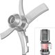 thumbnail image 1 of Ninja Creami NC300 Paddle Blade Replacement Stainless Steel for NC301 Ice Cream Maker, 1 of 2