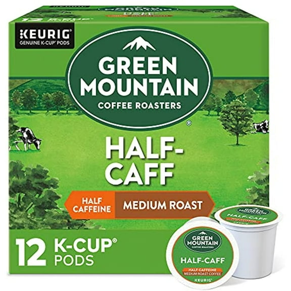 Green Mountain Coffee Half-Caff Keurig K-Cups Coffee, 12 Ct