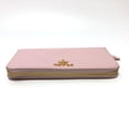 thumbnail image 4 of Pre-Owned PRADA 1ML506 logo Zip Around Long Wallet pink GoldHardware (Good), 4 of 12
