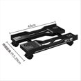 thumbnail image 4 of Adjustable Computer Host Bracket Mobile PC Holder Cart Computer Tower Stand Black,1 * Computer Host Bracket,Black, 4 of 8