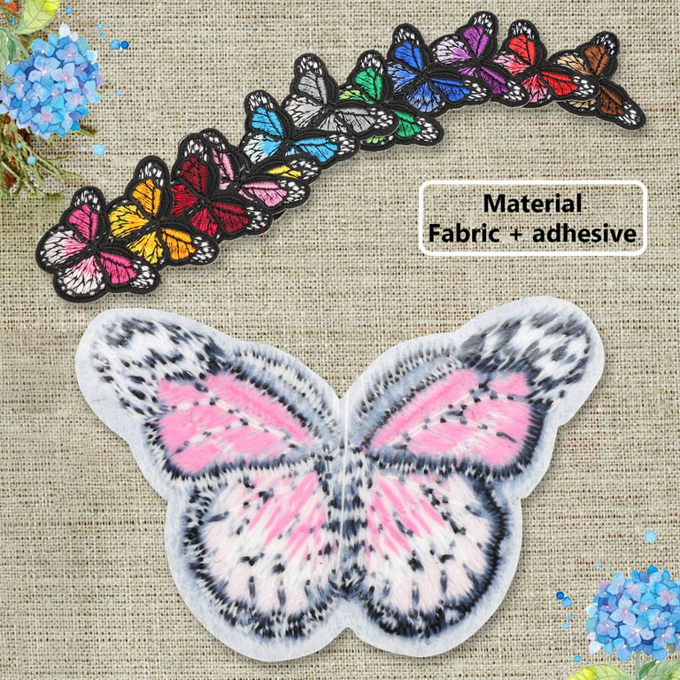 9pcs Diy Fashion Butterfly Patches For Clothing Embroidery Sequins Animal  Patches For Bags Decorative Parches Applique - Patches - AliExpress