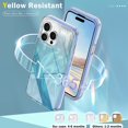 thumbnail image 5 of Dteck for iPhone 15 Pro Max Case, Not-Yellowing Full Cover with Built-in Screen Protector, Military Grade Drop Protection Shockproof Phone Case for iPhone 15 Pro Max, Gradient Blue, 5 of 7
