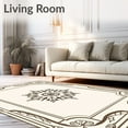 thumbnail image 2 of ODIKA 4x6 Machine Washable Non-Slip Area Rug, Idaho Elegant Symmetrical Interlocking Medallion Framework Ultra Soft Rug, None, 667022, 2 of 7